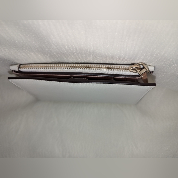 Kate Spade Spencer Spade Clover Butterfly Bi-fold Wallet White LNC - Picture 10 of 10